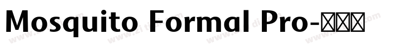 Mosquito Formal Pro字体转换